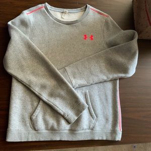 Gray Under Armour Crew Neck